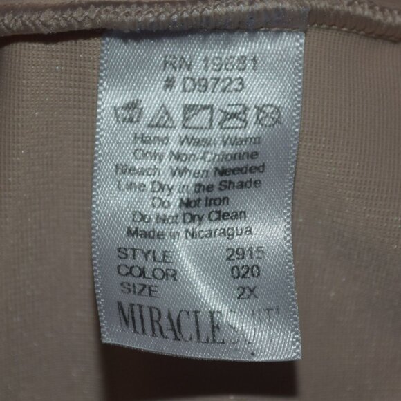 Miraclesuit Women's 2X Shape Away Extra Firm High-Waist Brief Style 2915 - Picture 2 of 9